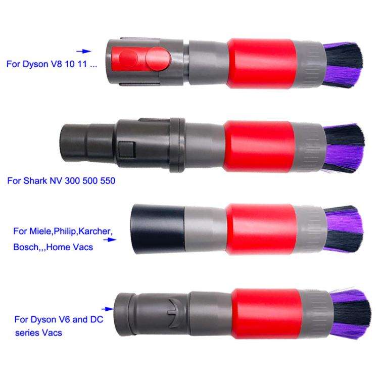 32mm Soft Brush+Connector For Dyson V8 Vacuum Cleaner Dusting Streak Free Soft Brush Replacement ...