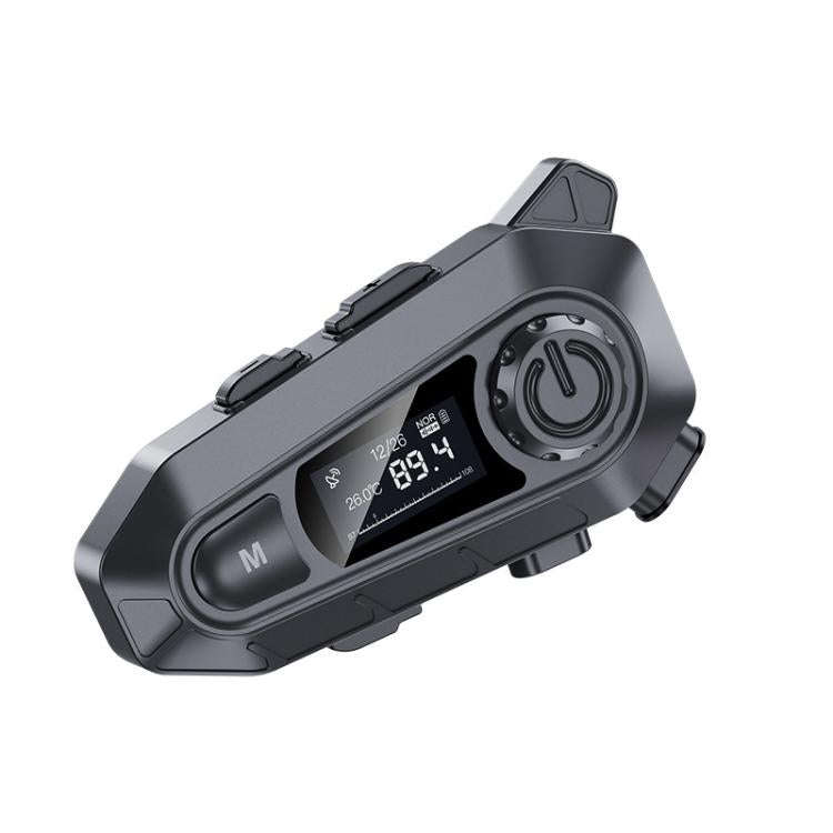 A1 IP67 Waterproof Motorcycle Helmet Noise Reduction Bluetooth Headset, Spec: Soft and Hard Mics