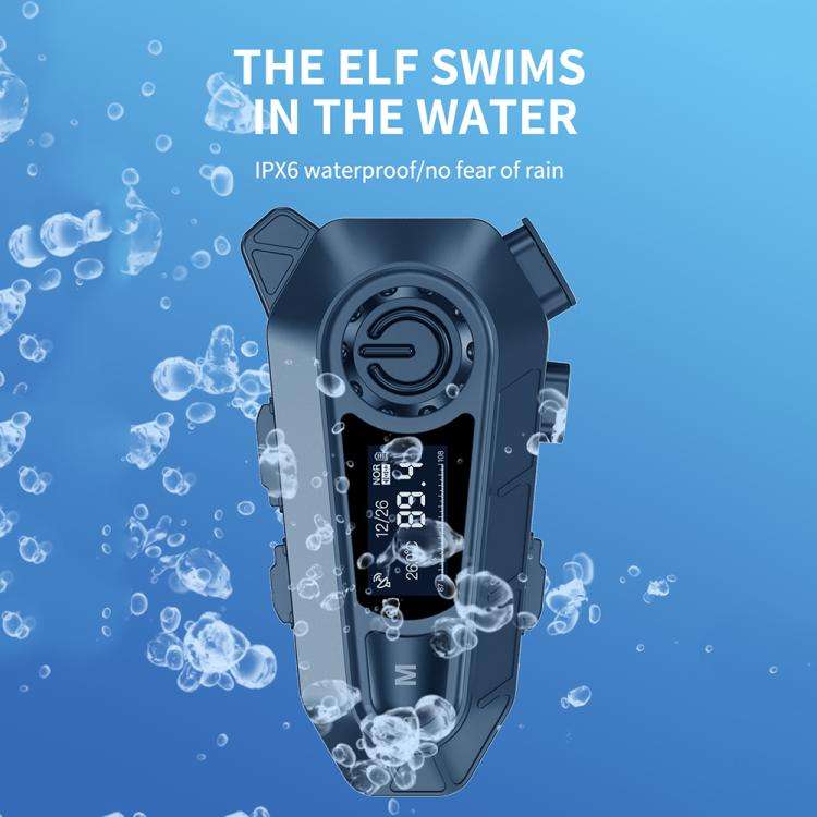 A1 IP67 Waterproof Motorcycle Helmet Noise Reduction Bluetooth Headset, Spec: Soft and Hard Mics