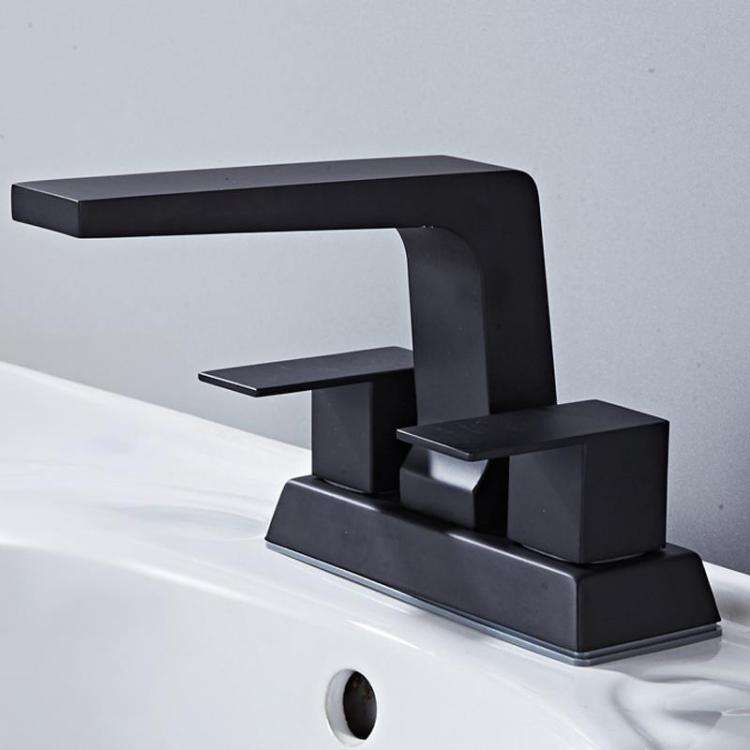 Dual Handle Two-Hole Bathroom Sink Faucet for Undermount Basin Separate Hot/Cold Water Controls, ...