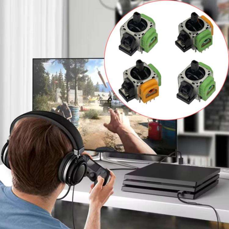 2pcs For Nintendo Switch Pro High Precision Adjustable Hall Electromagnetic Joystick IC Rocker Ac...
