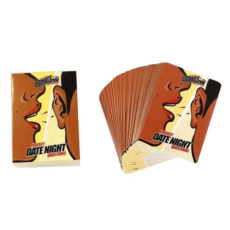 Lovers Dating Card Game Couples Conversation Card Playthings(Whispering In The Ear)