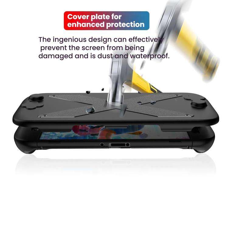For Nintendo Switch 2 PC + TPU Split Cover With Panel Set Protective Shell(Black)