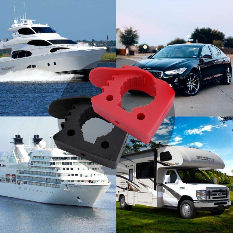 Car Quick-Fix Adjustable Rubber Clip Installation Clamp, Specification: 4 Red 4 Black