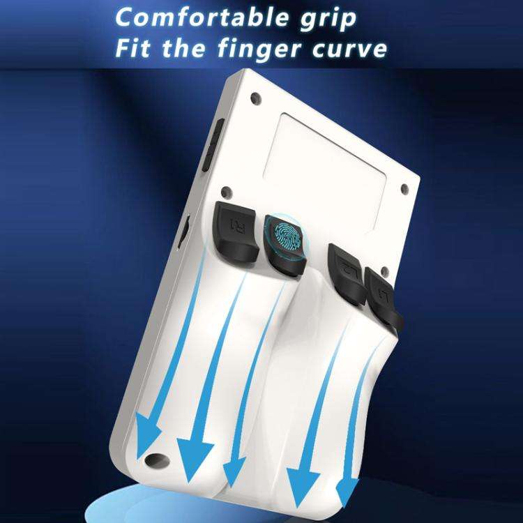 Portable Open Source GBA/FC Arcade Handheld Game Console, Size: 64G(White)