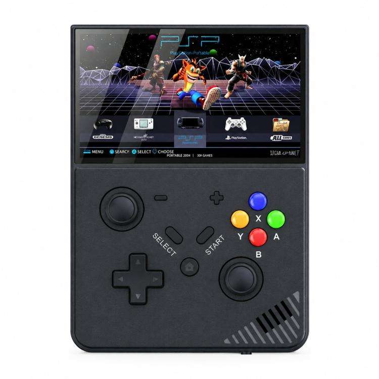 R43 Pro Handheld Game Console 4K HD 4.3-Inch Screen Home Portable Video Game Player, Spec: Black ...