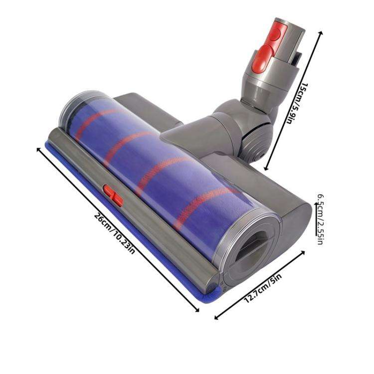 Adjustable Suction Floor Brush for Dyson V7 / V8 / V10 / V11 / V15 / G5 Vacuum Cleaners, Spec: Di...