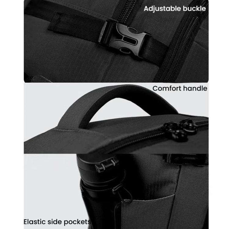 BANGE BG-1916 Men Backpack Large Capacity Shoulder Computer Bag(Black)