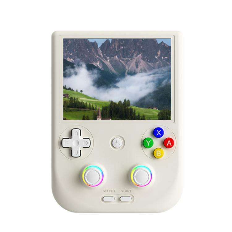 ANBERNIC RG406V 4 inch IPS Multi-Touch Portable Retro Gaming Console, Memory: 1TB(Beige)