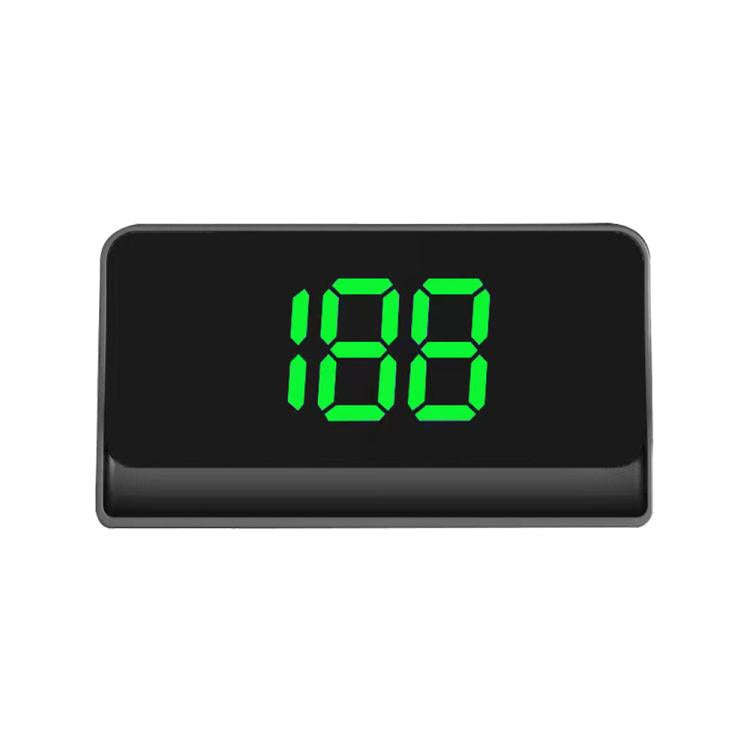 W1 Car HUD Head-up Display GPS Speedometer Speed Display, Spec: KM(Green)