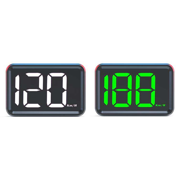 X1 Smart HUD Head-up Display Car GPS Speed Display HD Head-up Display, Spec: KM/H(White)