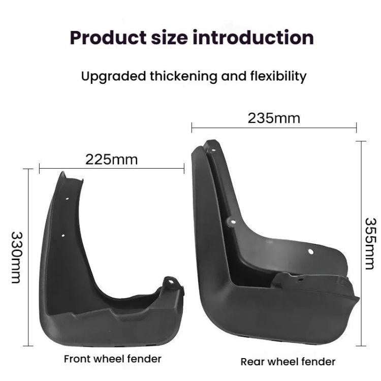 For 2013-2019 BMW 3 Series Car Tire Soft Rubber Mudguard