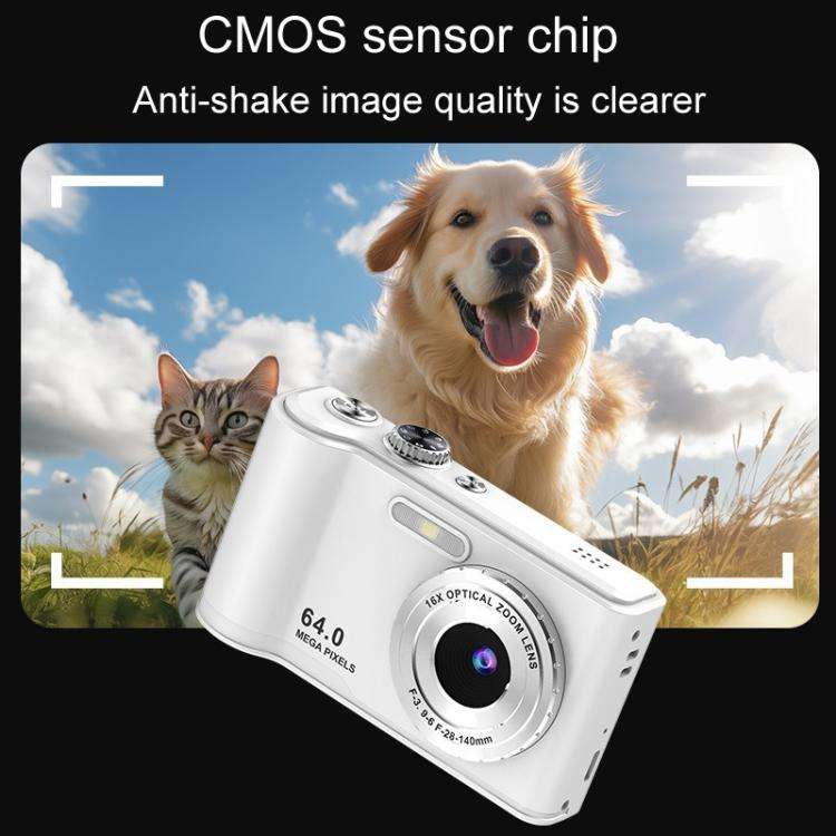 Q21 4K High Definition 16X Digital Zoom Camera 96 Megapixel Camera(White)