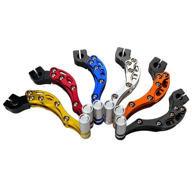 BSG-011 Universal CNC Aluminum Alloy Shift Lever Motorcycle Start Lever(Gold)