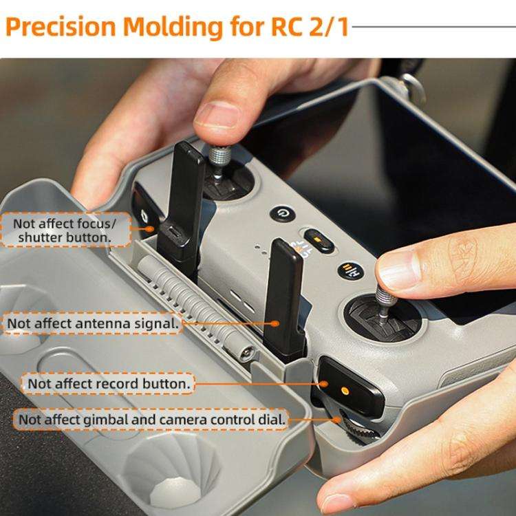 For DJI RC 2 / 1 Sunnylife ZN985 Remote Control 2 In 1 Visor Storage Case