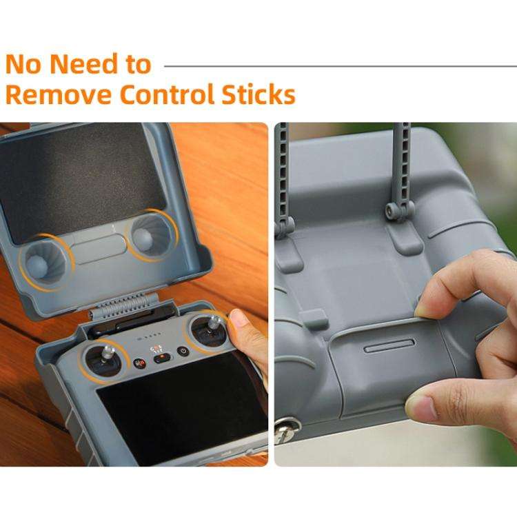 For DJI RC 2 / 1 Sunnylife ZN985 Remote Control 2 In 1 Visor Storage Case