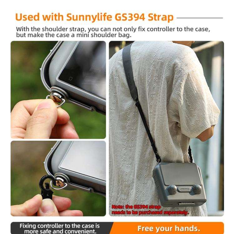 For DJI RC 2 / 1 Sunnylife ZN985 Remote Control 2 In 1 Visor Storage Case