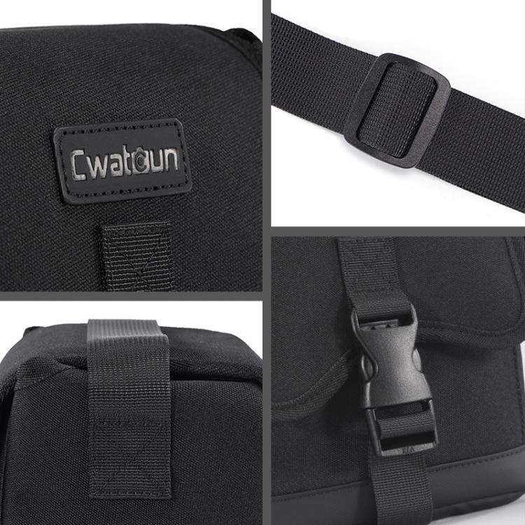 Cwatcun D186 Small Anti-scratch Lightweight Camera Shoulder Bag Camera Portable Crossbody Storage...