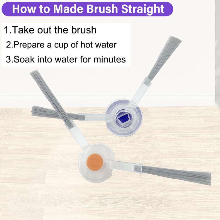 For NARWAL Xiaoyao 001 / Light Dust Collection Edition 1pair Side Brushes Sweeping Robot Accessories