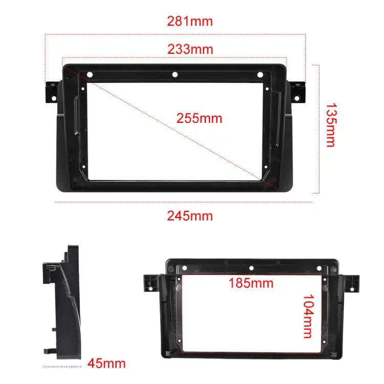 2+32G For BMW E46 1999-2005 9 inch WiFi Version Large Screen Carplay Car Navigator Reversing Came...