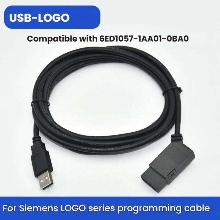 AMSAMOTION For Siemens LOGO PLC Programming Cable, Spec: USB-Cable Driver-free