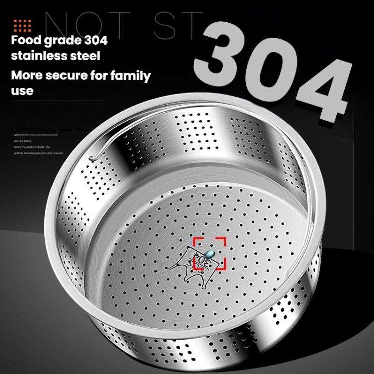Kacheeg 304 Stainless Steel Steamer Basket for Rice Cooker/Pots with Handles & Stand Perforated 1...