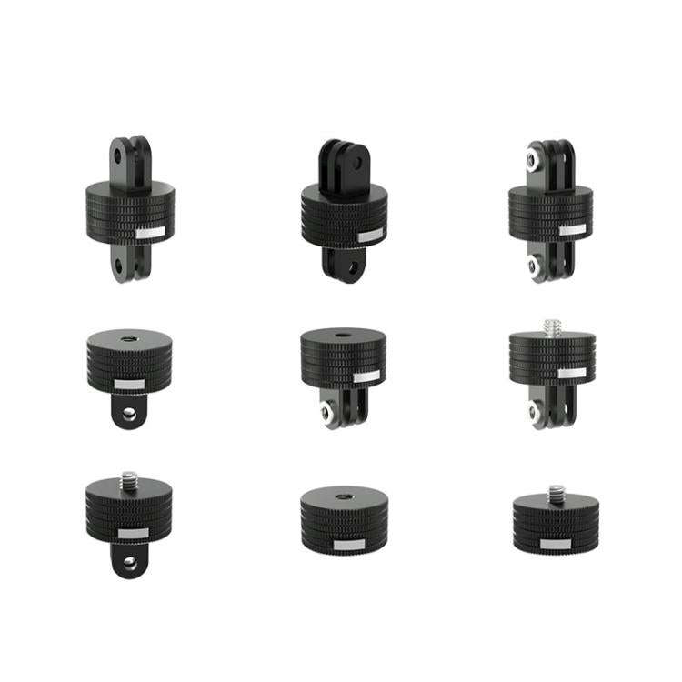 TFSM103 1/4 Female To 2-page Card Slot Action Camera Quick Release Adapter Tripod Accessories