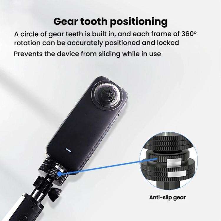 TFSM103 1/4 Female To 2-page Card Slot Action Camera Quick Release Adapter Tripod Accessories