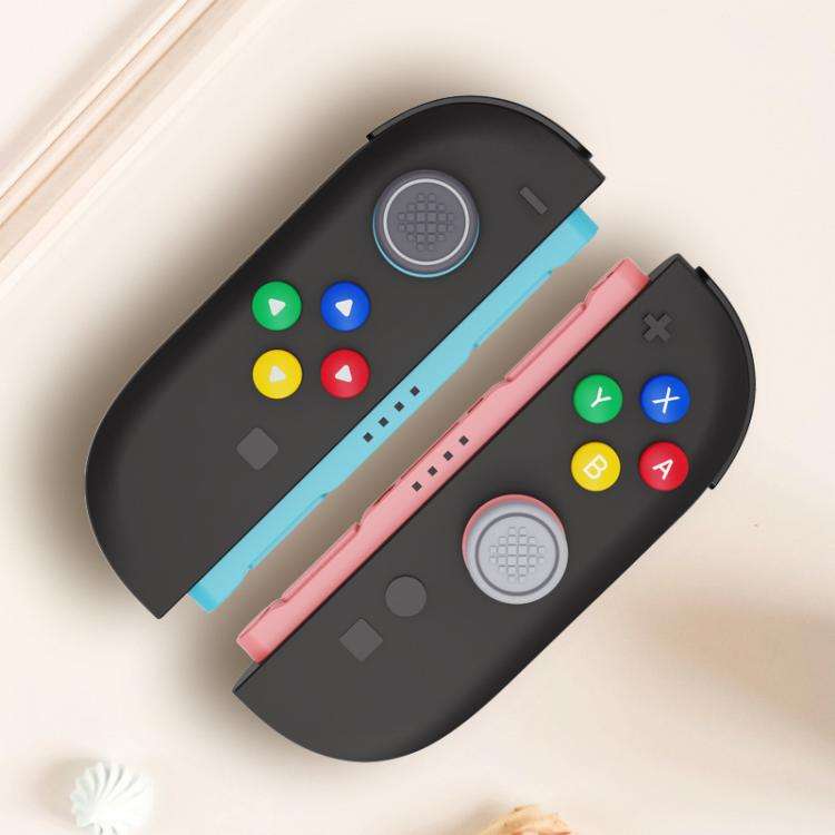 For Nintendo Switch 2 Joy-Con Controllers Silicone Button Skins & Joystick Caps Set(Classic Color...