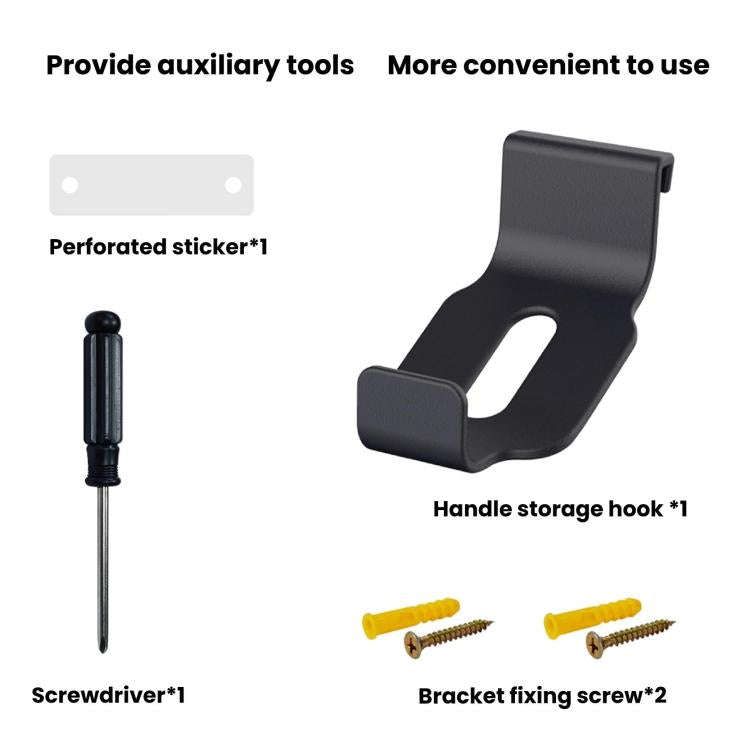 For Nintendo Switch 2 PGTECH GP-369 Game Consol Wall Mount Storage Rack With Handle Storage Hook