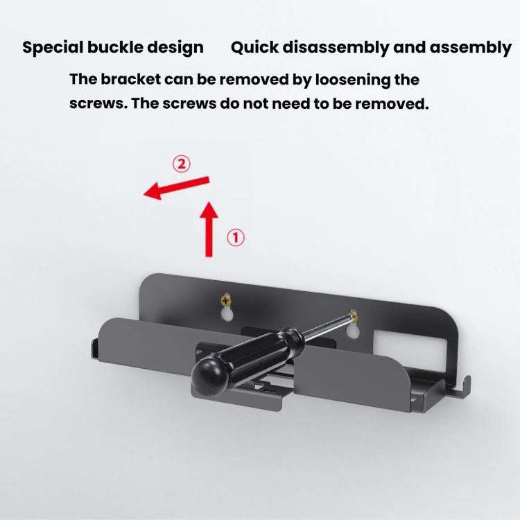 For Nintendo Switch 2 PGTECH GP-369 Game Consol Wall Mount Storage Rack With Handle Storage Hook