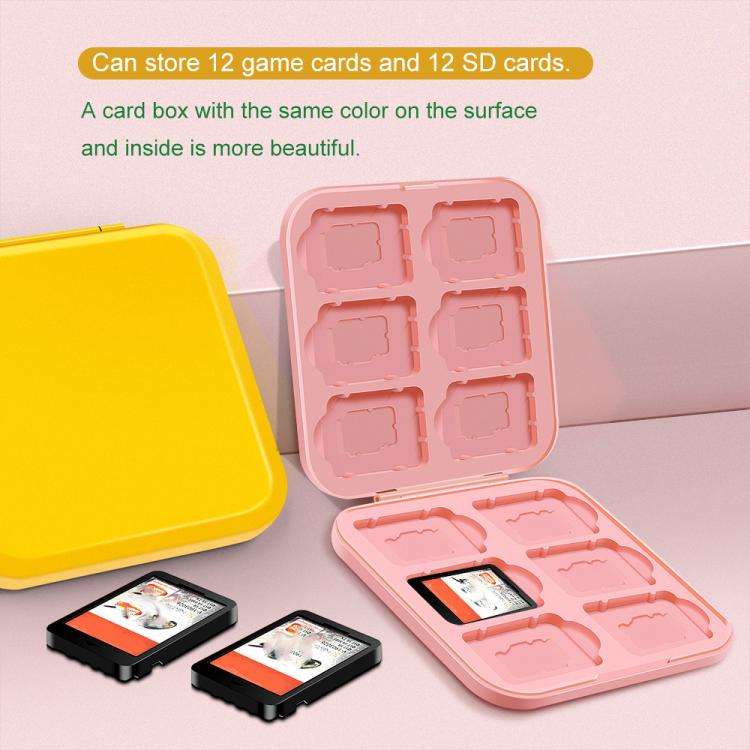 For Nintendo Switch 2 / Lite 24 Bits Game Cartridge Case(Pink)