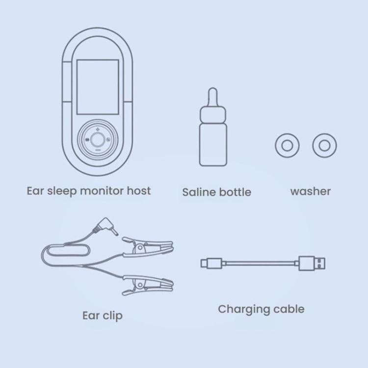 M008 Ear Clip Sleep Aid Device Smart Microcurrent Pulse Pressure Relief Sleep Device
