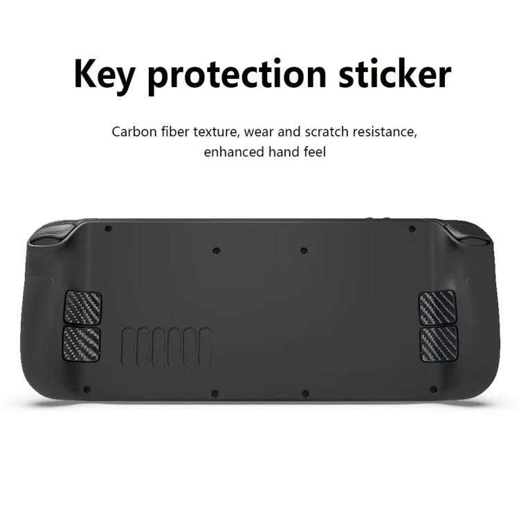 For Steam Deck Game Console PGTECH Joystick Cap Sticker Dust Plug Protection Kit