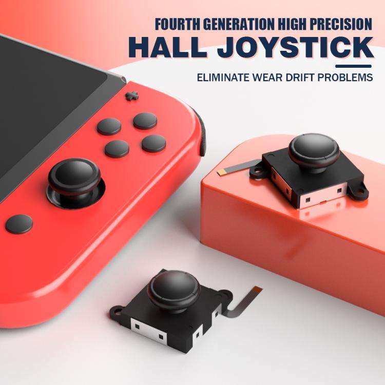 Hall Effect Joystick for Nintendo Switch/OLED/Lite Joy-Con Electromagnetic Analog Stick with No D...