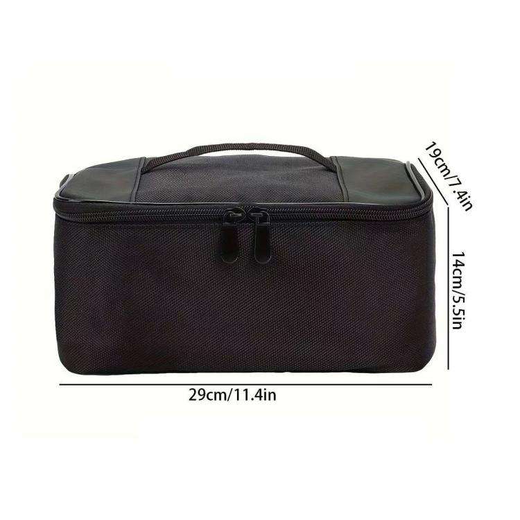 For Nintendo Switch 2 Game Consol Storage Bag Shockproof Pressure-resistant Digital Handbag(Black)