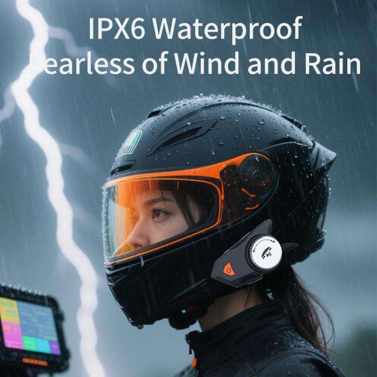 M9 Motorcycle Helmet Bluetooth Headset IPX6 Waterproof,  Auto Answer, HD Sound for Riders/Deliver...
