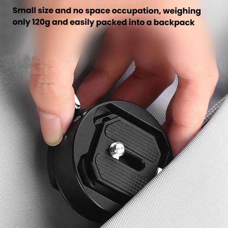 FlexiFilm TG-Q2S Aluminum Alloy Arca Quick Release Plate Gimbal Slide Rail Quick Release Parts(Si...
