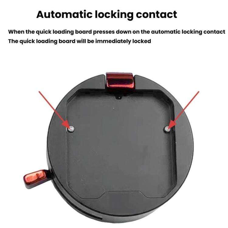 FlexiFilm TG-Q2S Aluminum Alloy Arca Quick Release Plate Gimbal Slide Rail Quick Release Parts(Si...