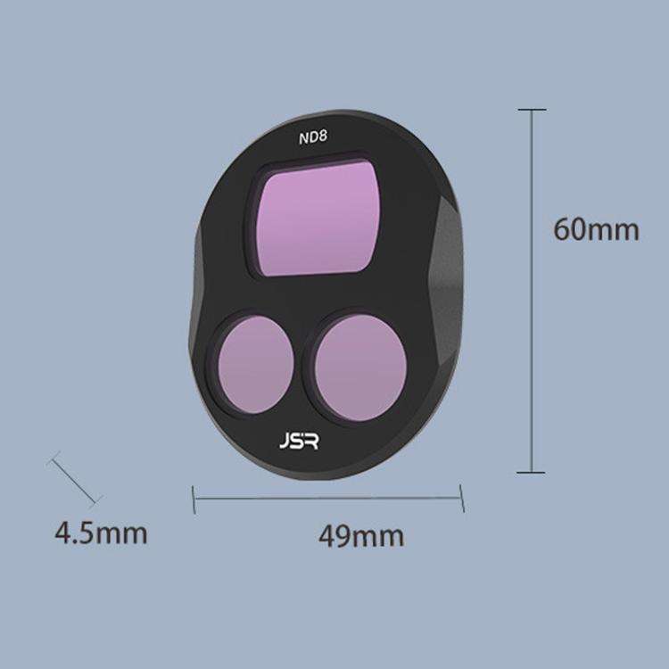 For DJI Mavic 4 Pro JSR Filter Lens Protector, Style: UV+CPL+ND8+ND16+ND32+ND64