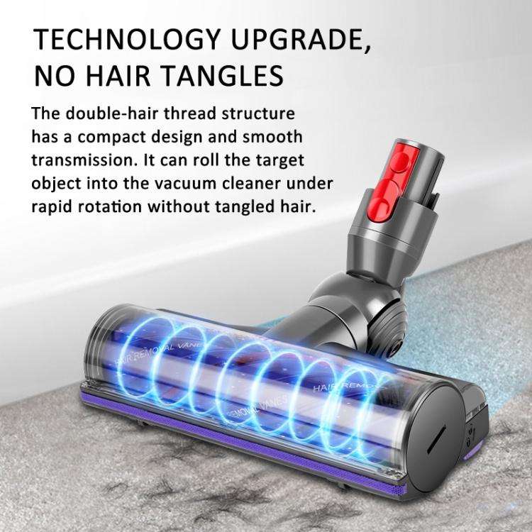 For Dyson V12 Slim / V10 Slim Vacuum Cleaner Soft Velvet Roller Direct Drive Brush Head