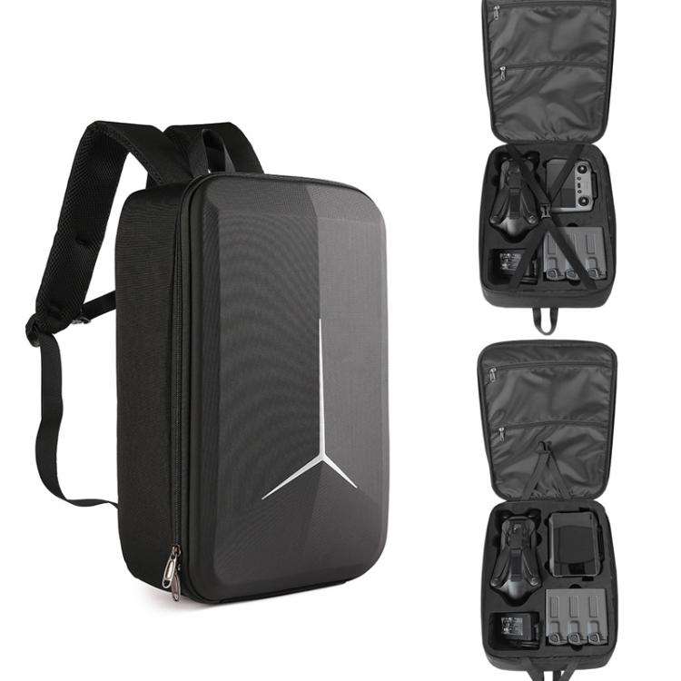 For DJI Mavic 4 Pro Creator Combo RC Pro 2 /RC 2 Backpack Storage Bag EVA Travel Case(Black)