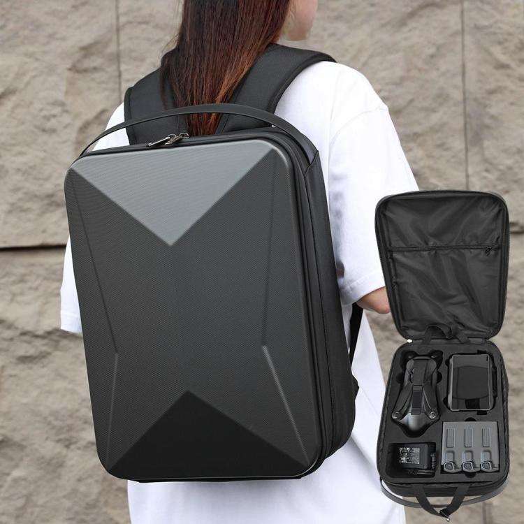For DJI Mavic 4 Pro Fly More Combo / Creator Combo BKANO Hard Shell Backpack Storage Bag(Black)