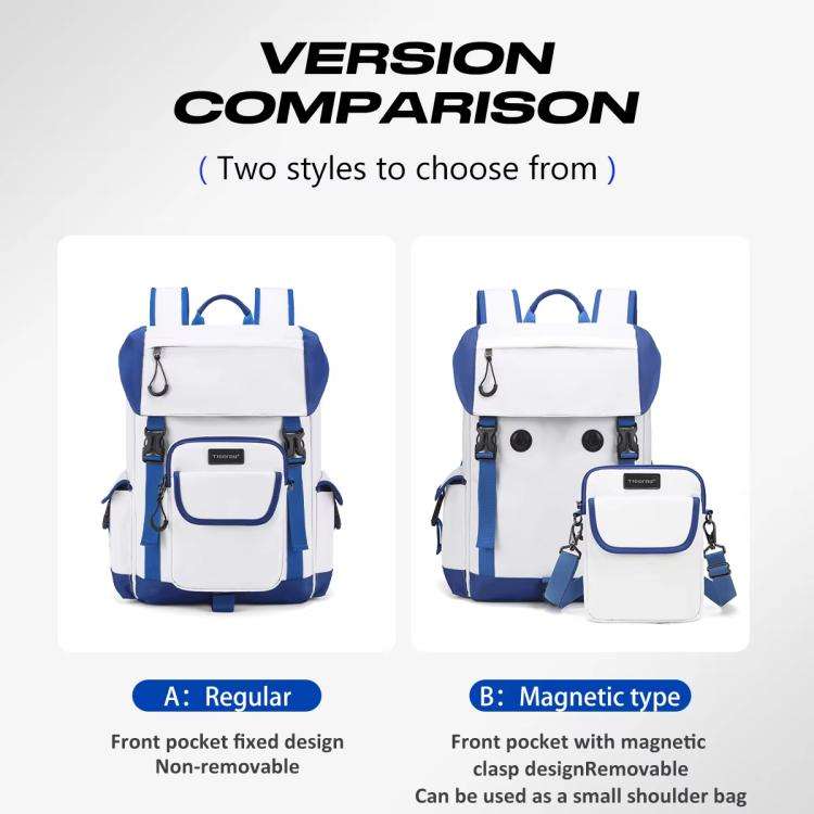 Tigernu Detachable Split Design 2-In-1 Backpack 14-Inch Laptop Bag With Flip-Top For Travel, Work...