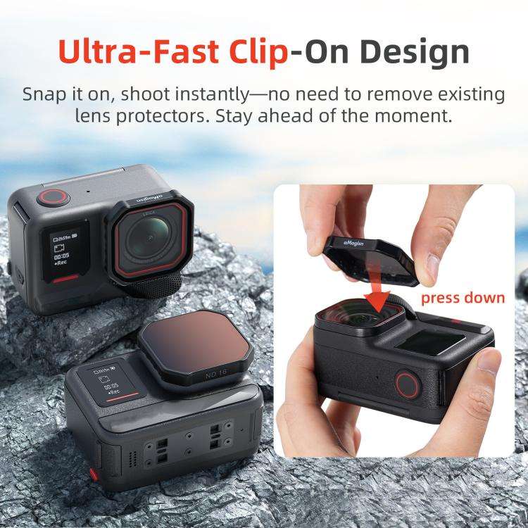 For Insta360 Ace Pro / Ace Pro 2 aMagisn AC28 Filter, Spec: CPL+ND8+ND16+ND32
