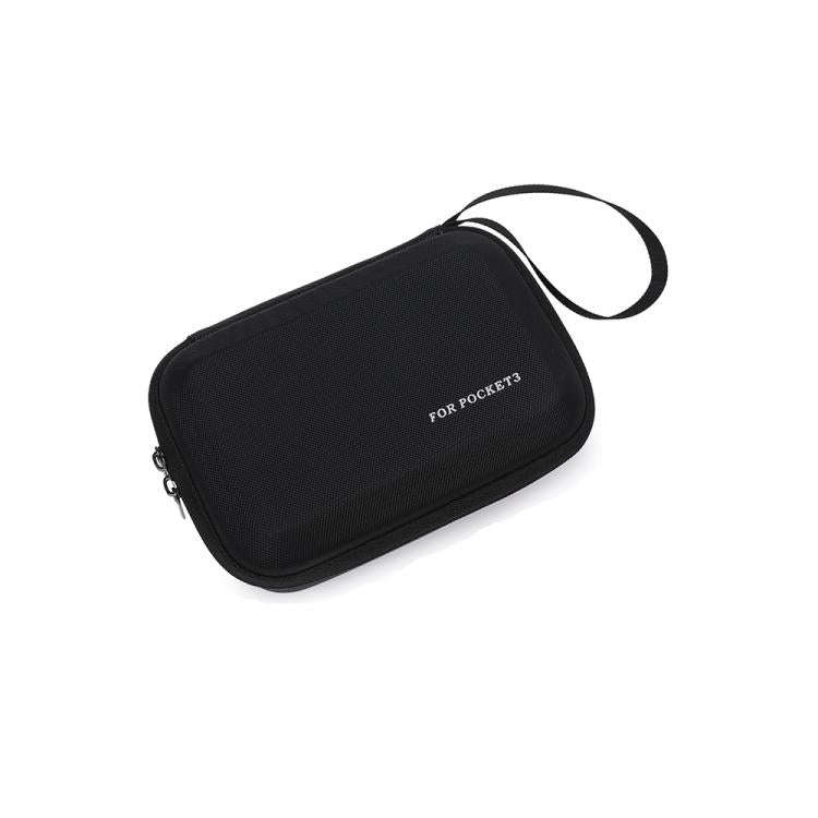 For DJI Pocket 3 Standard/Long-Battery Version BKANO Hard Case Slim Handheld Storage Bag(Black)