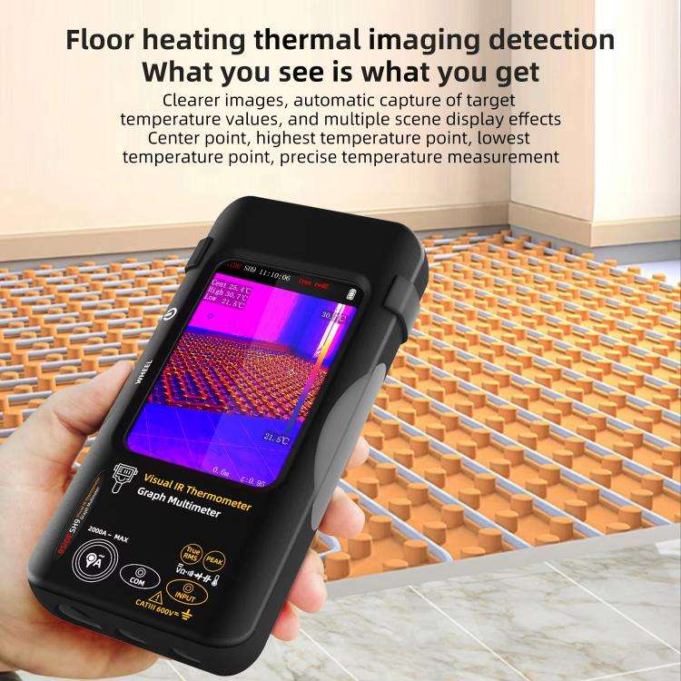 Standard+Flexible Coil BSIDE SH9 Infrared Thermal Imaging Multimeter Touchscreen High-Definition ...