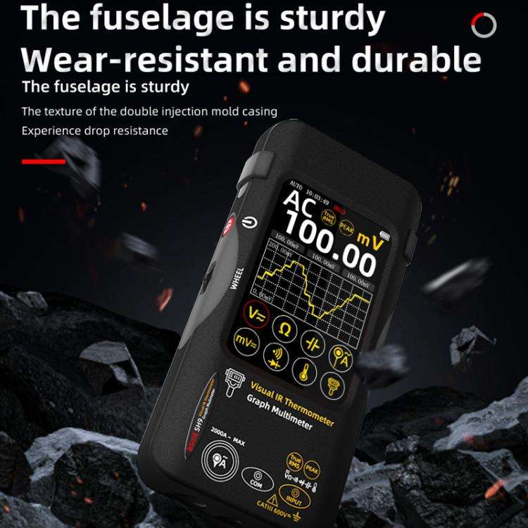 Standard+Flexible Coil BSIDE SH9 Infrared Thermal Imaging Multimeter Touchscreen High-Definition ...