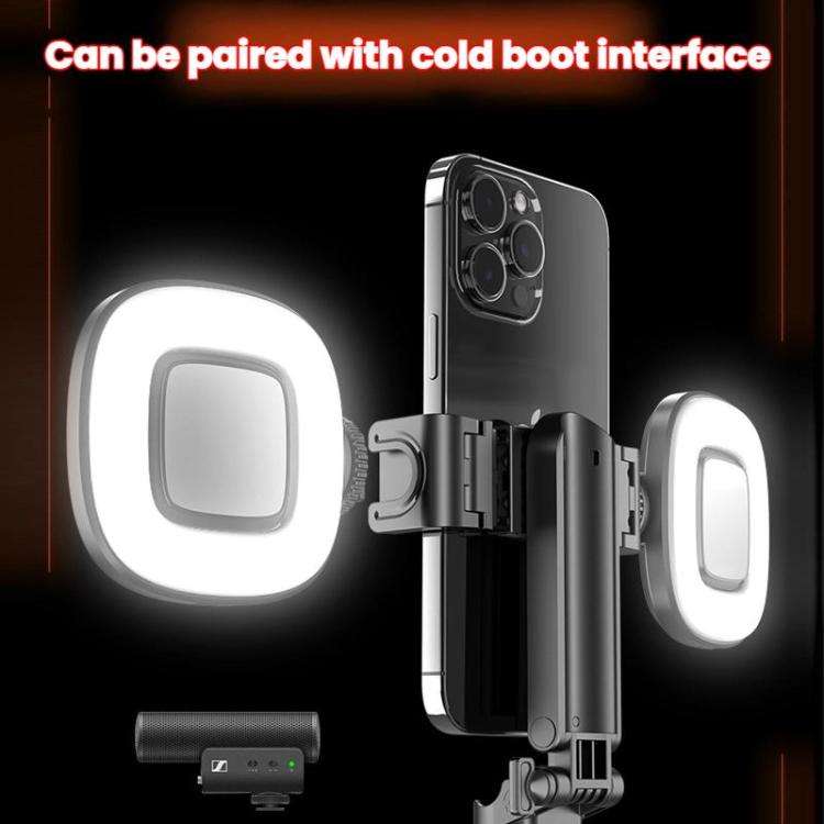 Portable Retractable Bluetooth Selfie Stick For Mobile Phones, Color: P15-H1 Black