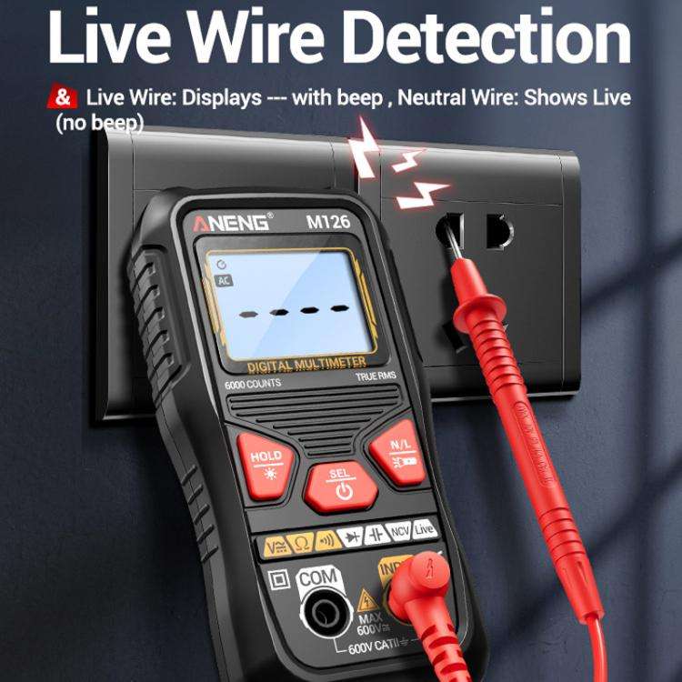 ANENG Anti-burn Electrical Digital Display Fully Automatic Digital Multimeter(M126)